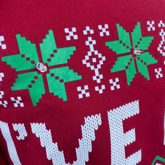 Freeze Women's Red Christmas Sweater "Ive Been Good-Ish" Large - New - Picture 5 of 10